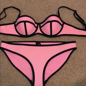 PINK TRIANGL BIKINI
